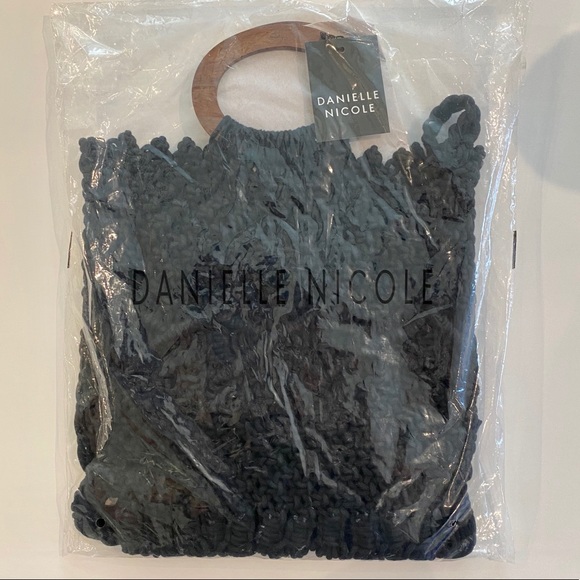 NWT Rachel Zoe x Danielle Nicole Macrame Handbag - Picture 6 of 6
